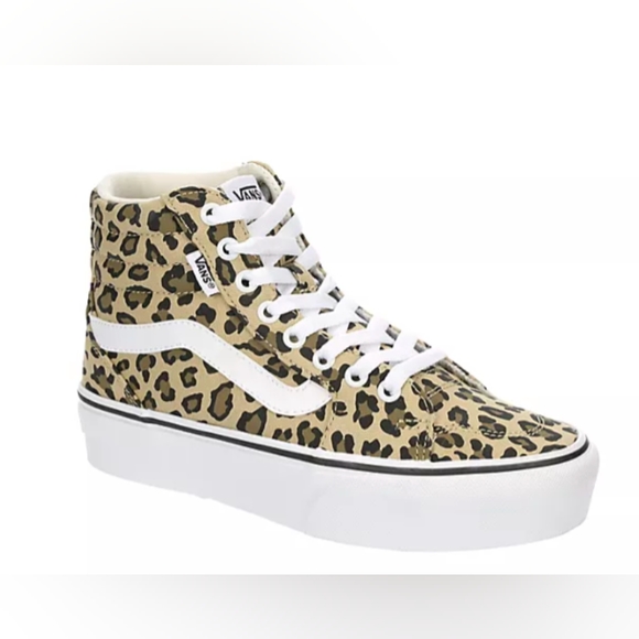 Vans Shoes - VANS FILMORE HIGH TOP PLATFORM SNEAKER - LEOPARD.